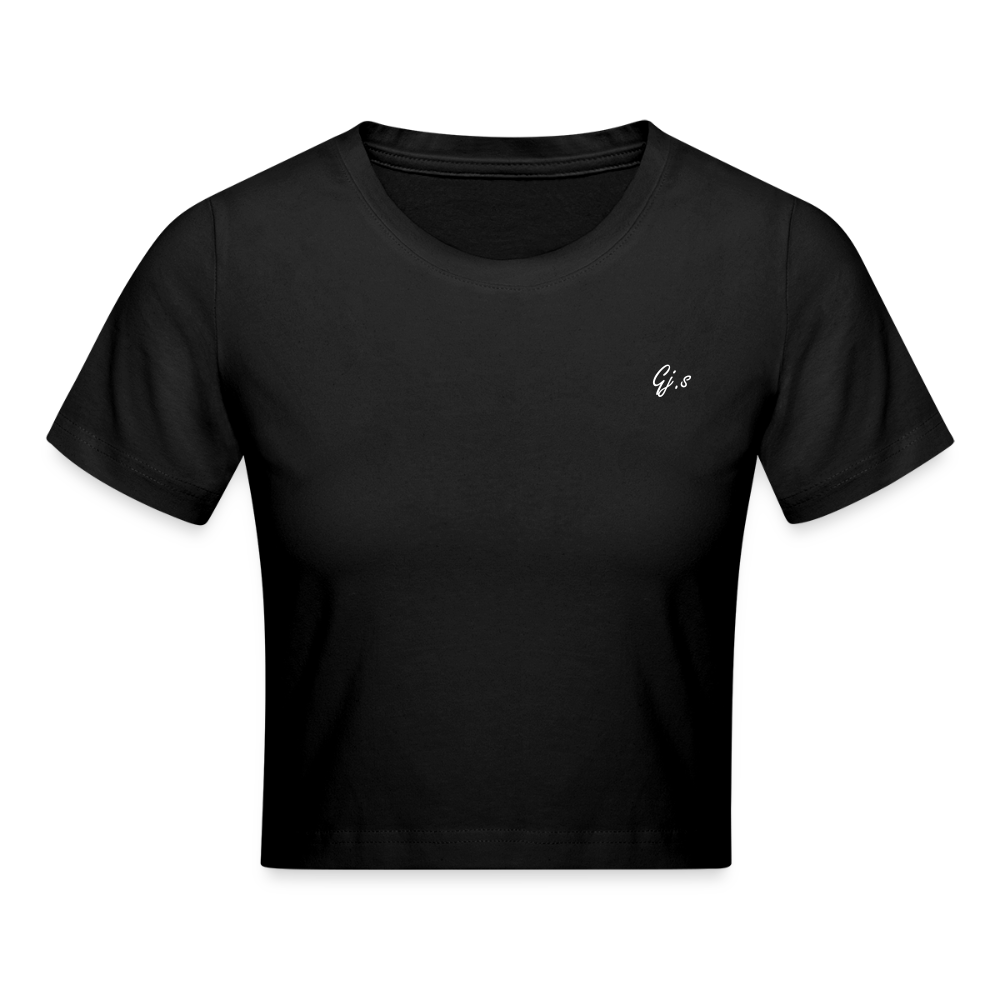 frauen Cropped T-Shirt Gj.s - black