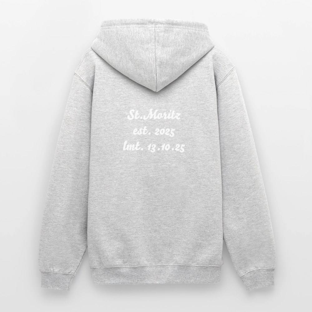Herren Hoodie Gj.s St. Moritz lmt. - light heather grey