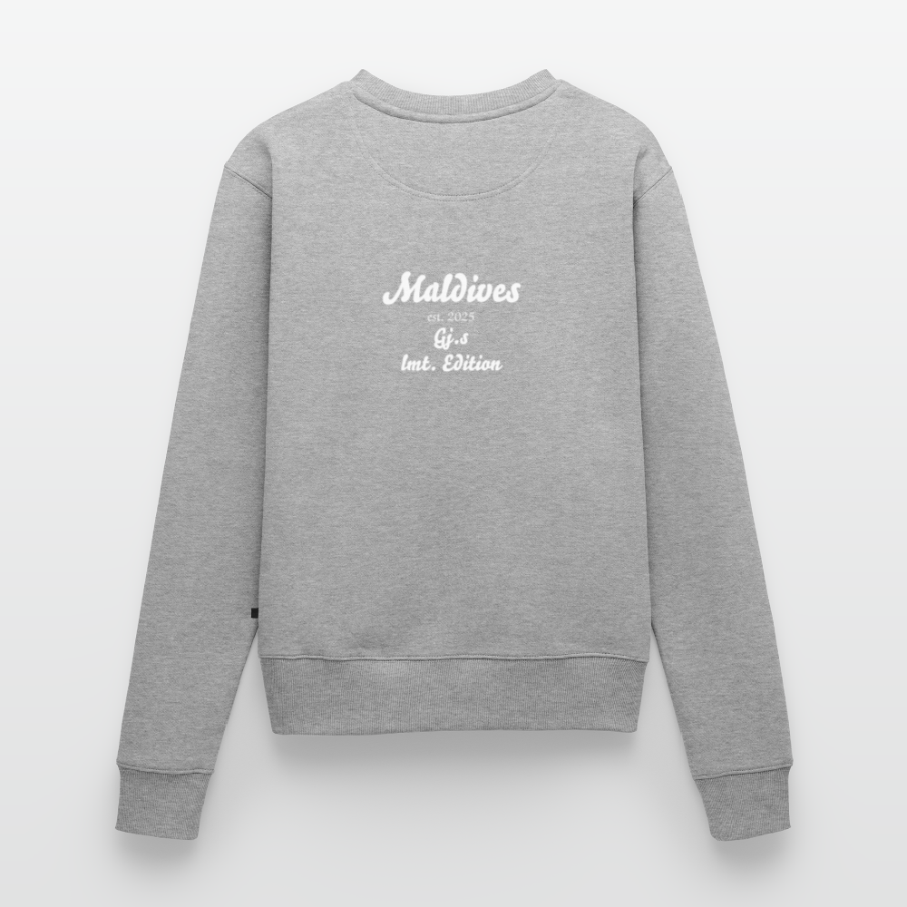 Frauen Sweatshirt Gj.s Maldives lmt. Edition - heather grey