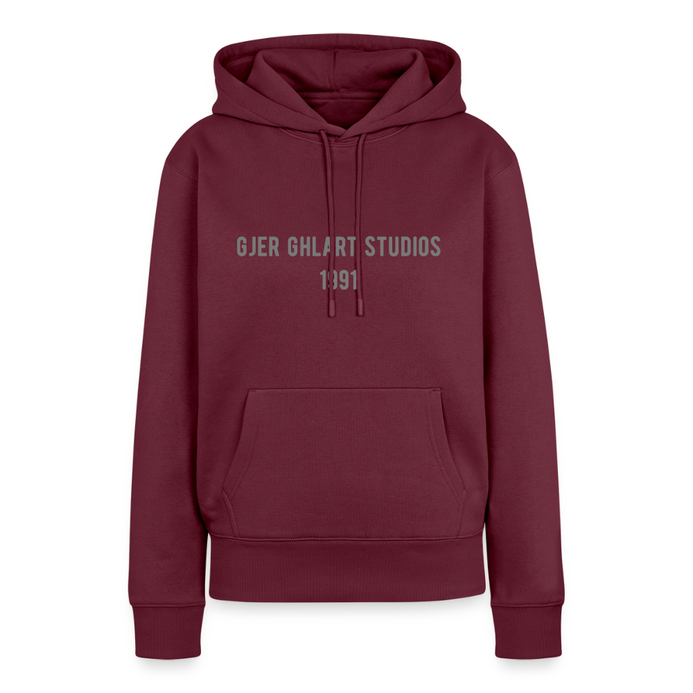 Frauen Hoodie Gj.s Gjer - burgundy