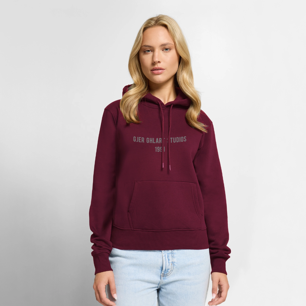 Frauen Hoodie Gj.s Gjer - burgundy