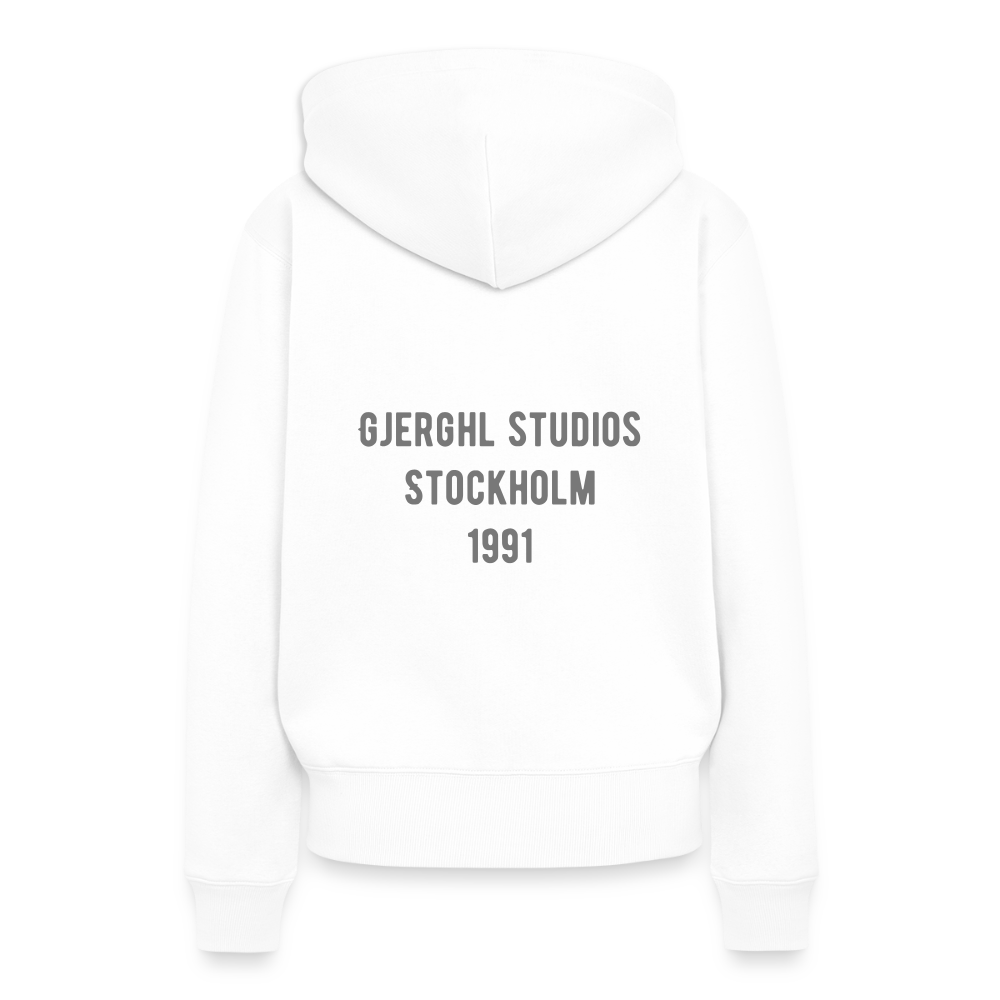 Frauen Hoodie Gj.s Stockholm - white