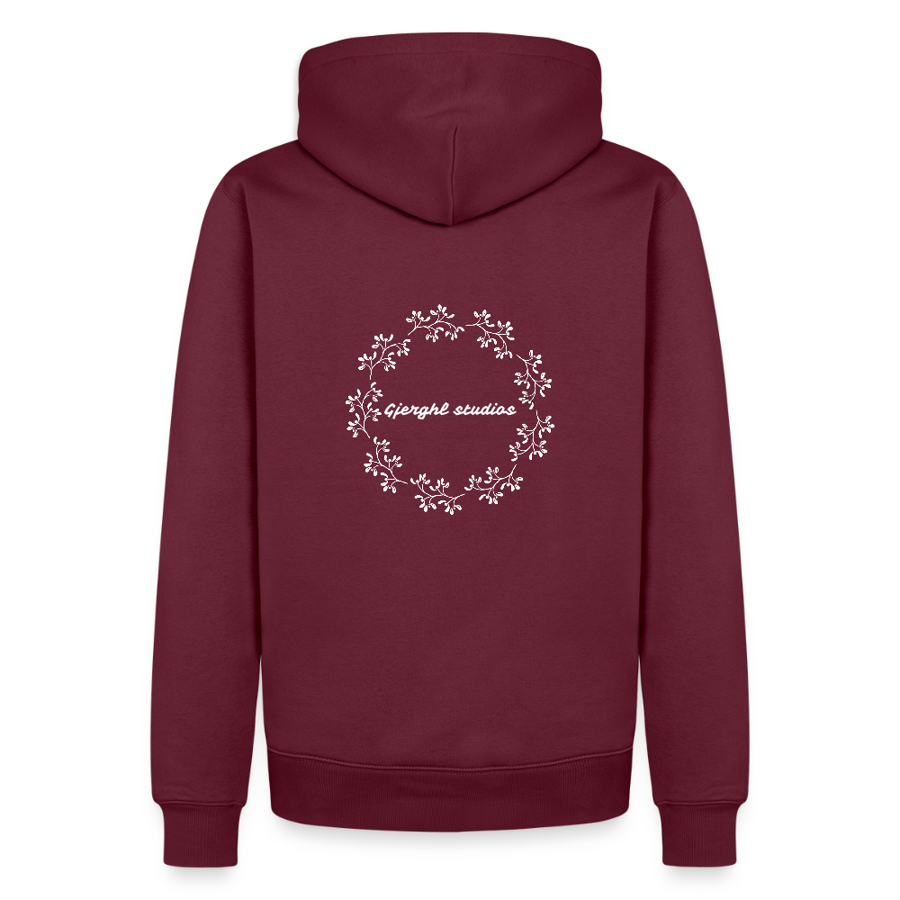 Herren Hoodie Gj.s XMas - burgundy
