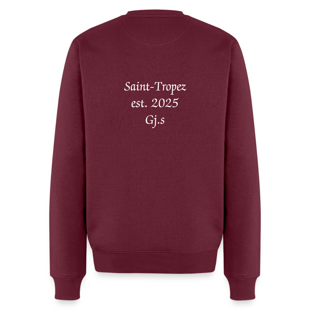 Herren Sweatshirt Gj.s Saint- Tropez - burgundy