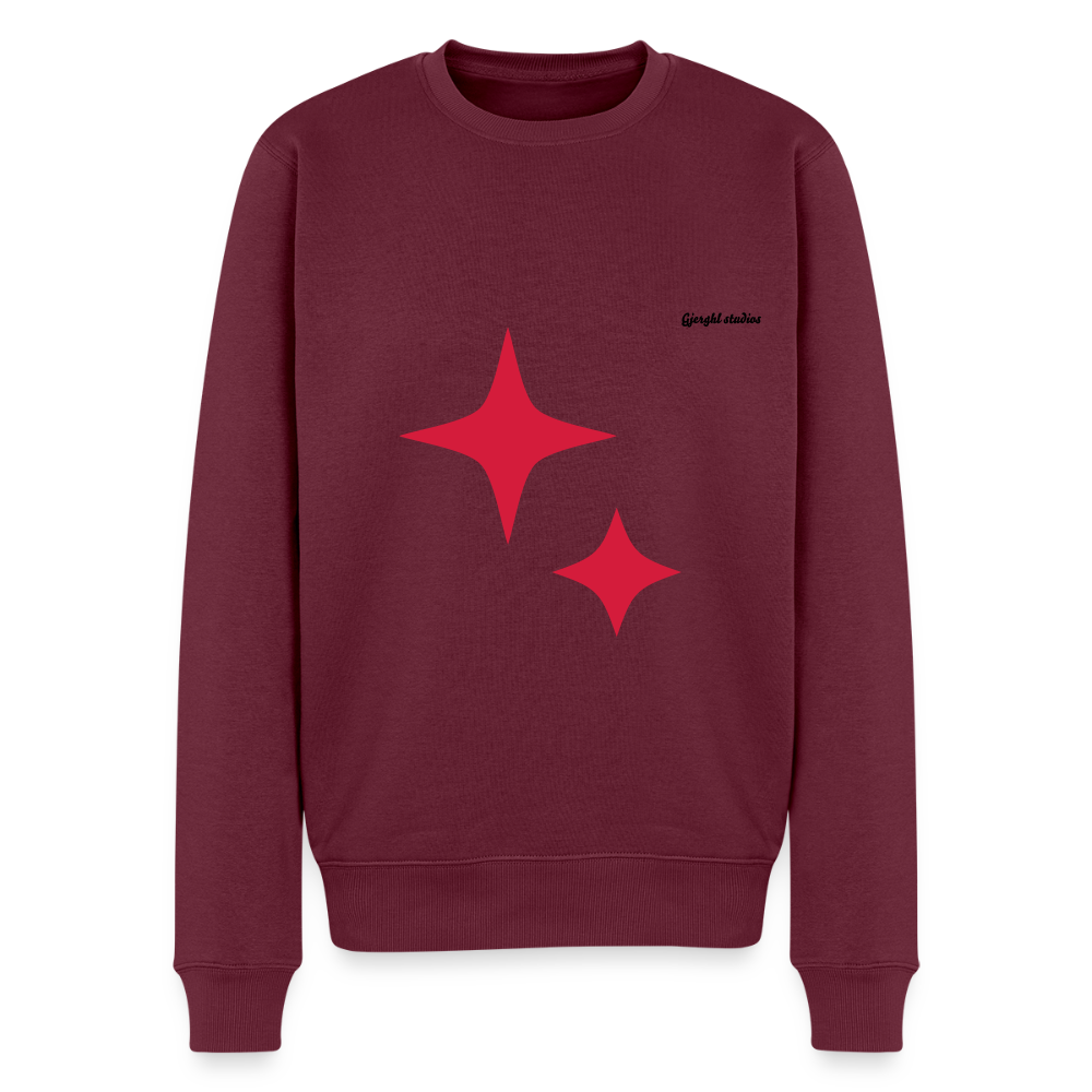 Herren Sweatshirt Gj.s STARs - burgundy