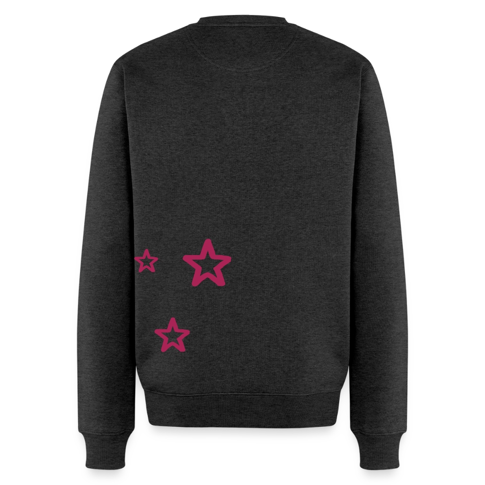 Herren Sweatshirt Gj.s STAR Pink version - heather anthracite