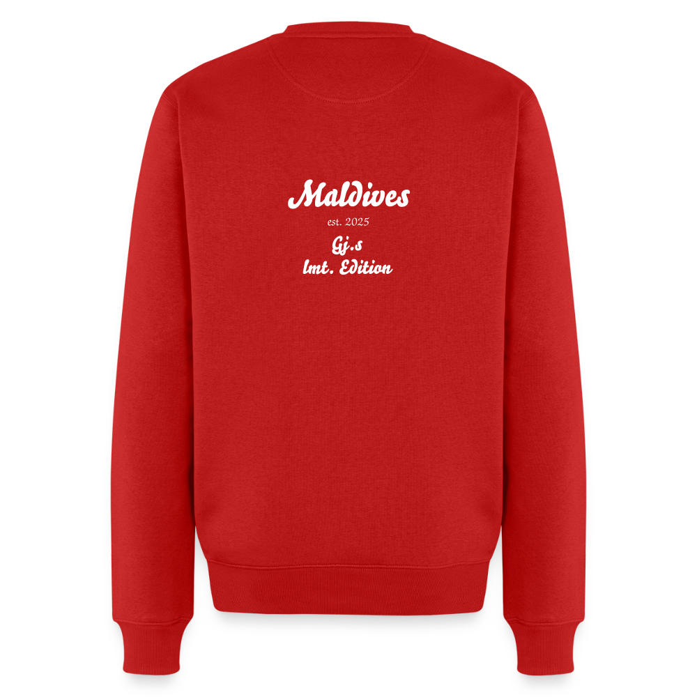 Herren Sweatshirt Gj.s Maldives lmt. Edition - red