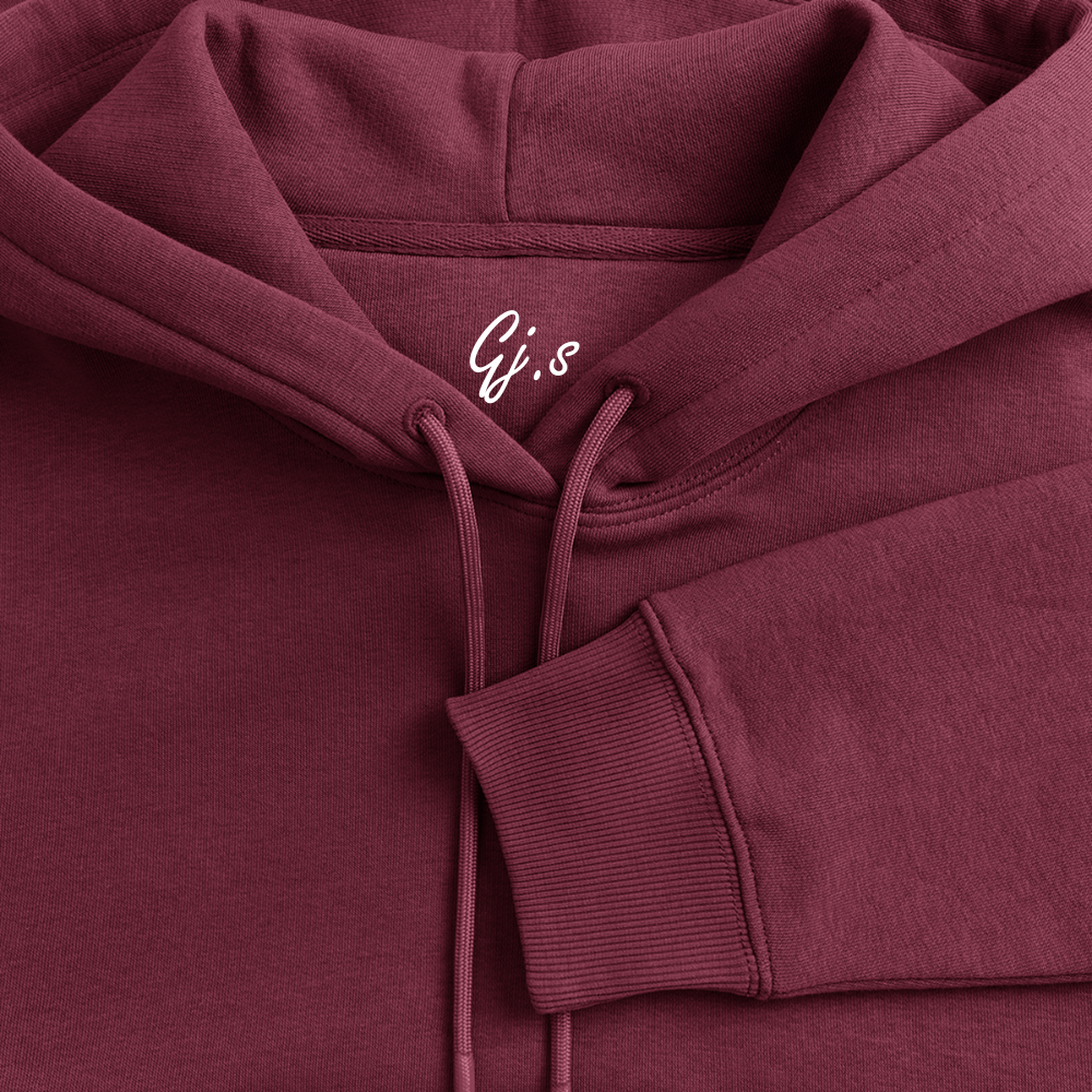 Herren Hoodie Gj.s Gjer - burgundy