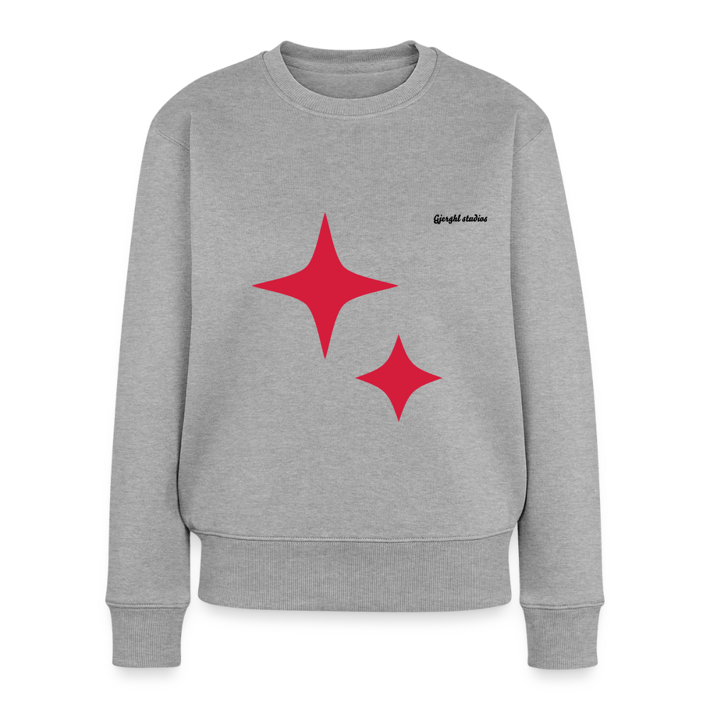 Frauen Sweatshirt Gj.s STARs - heather grey