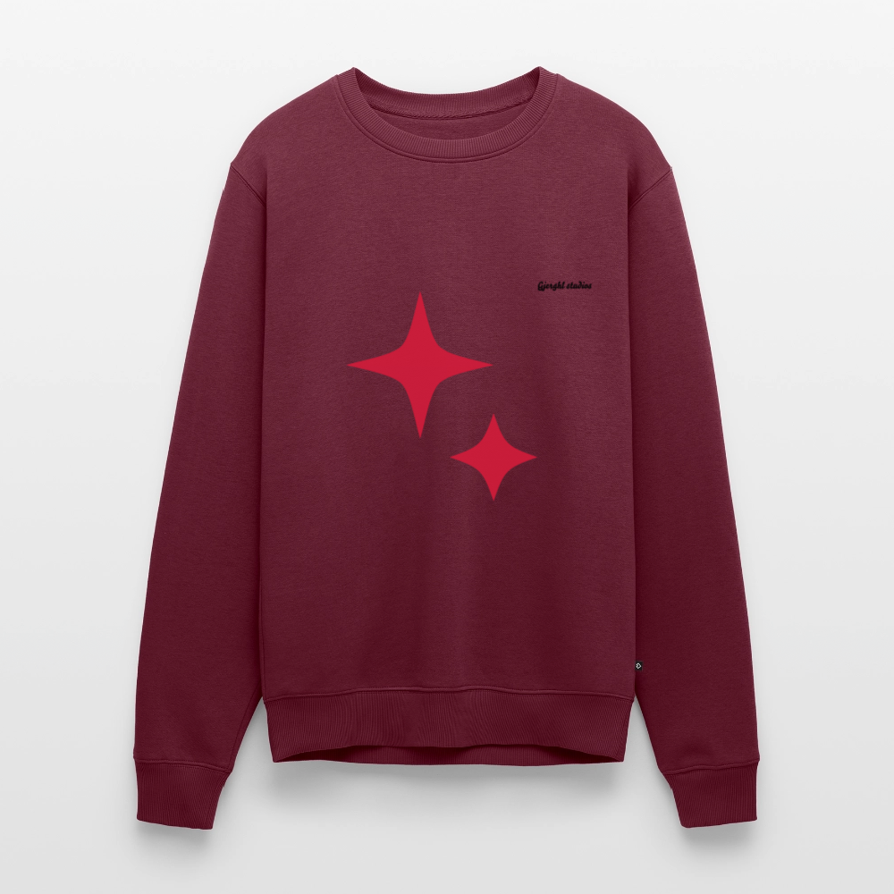 Herren Sweatshirt Gj.s STARs - burgundy