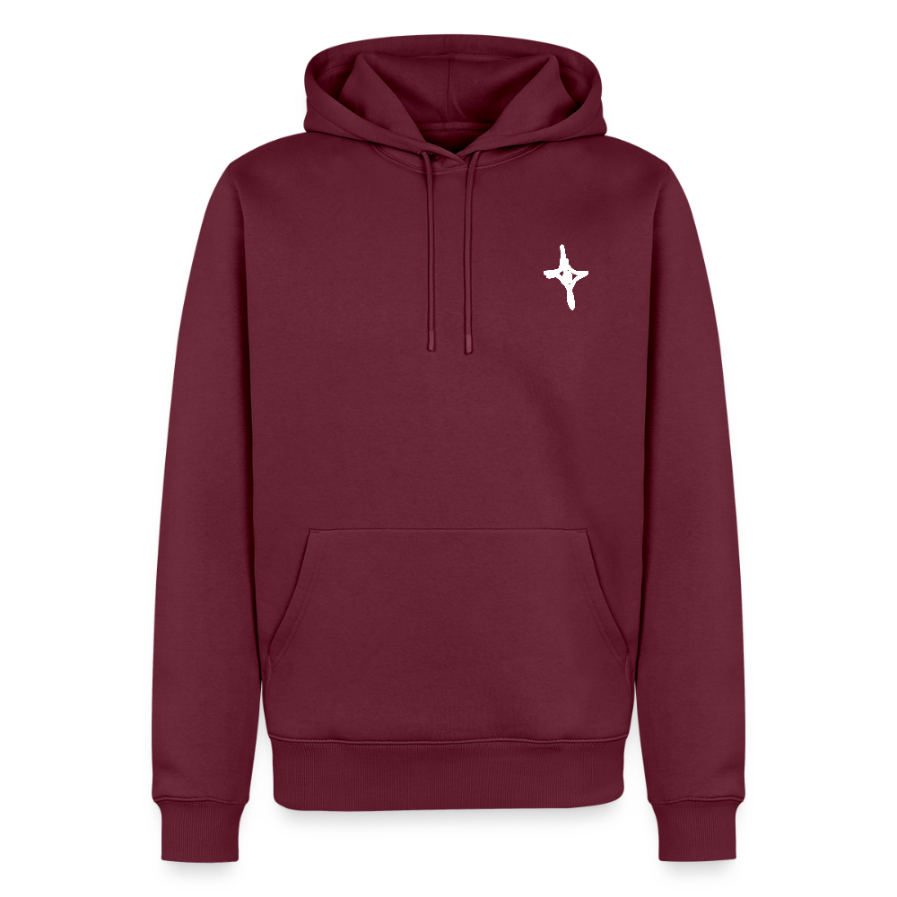 Herren Hoodie Gj.s XMas - burgundy