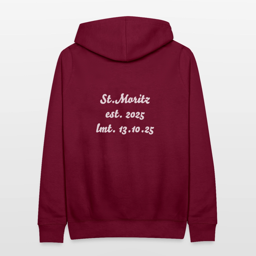 Frauen Hoodie Gj.s St. Moritz lmt. - bordeaux