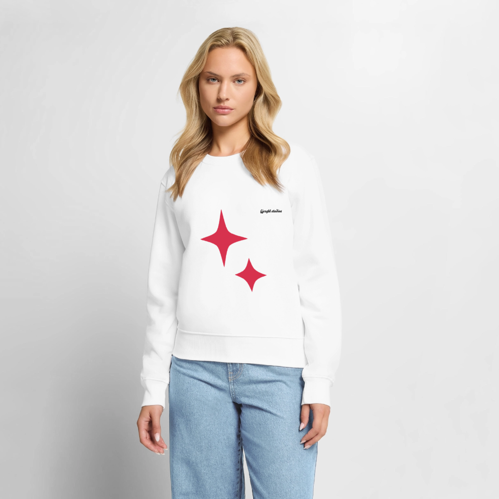 Frauen Sweatshirt Gj.s STARs - white
