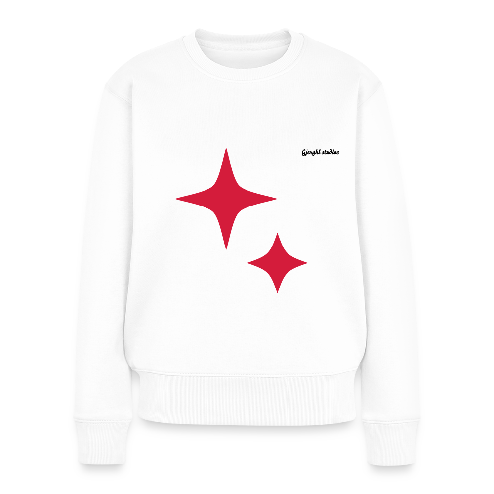 Frauen Sweatshirt Gj.s STARs - white