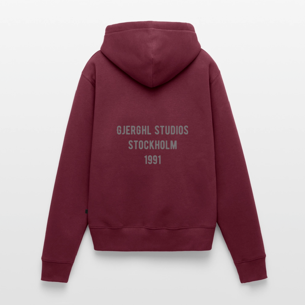Frauen Hoodie Gj.s Stockholm - burgundy