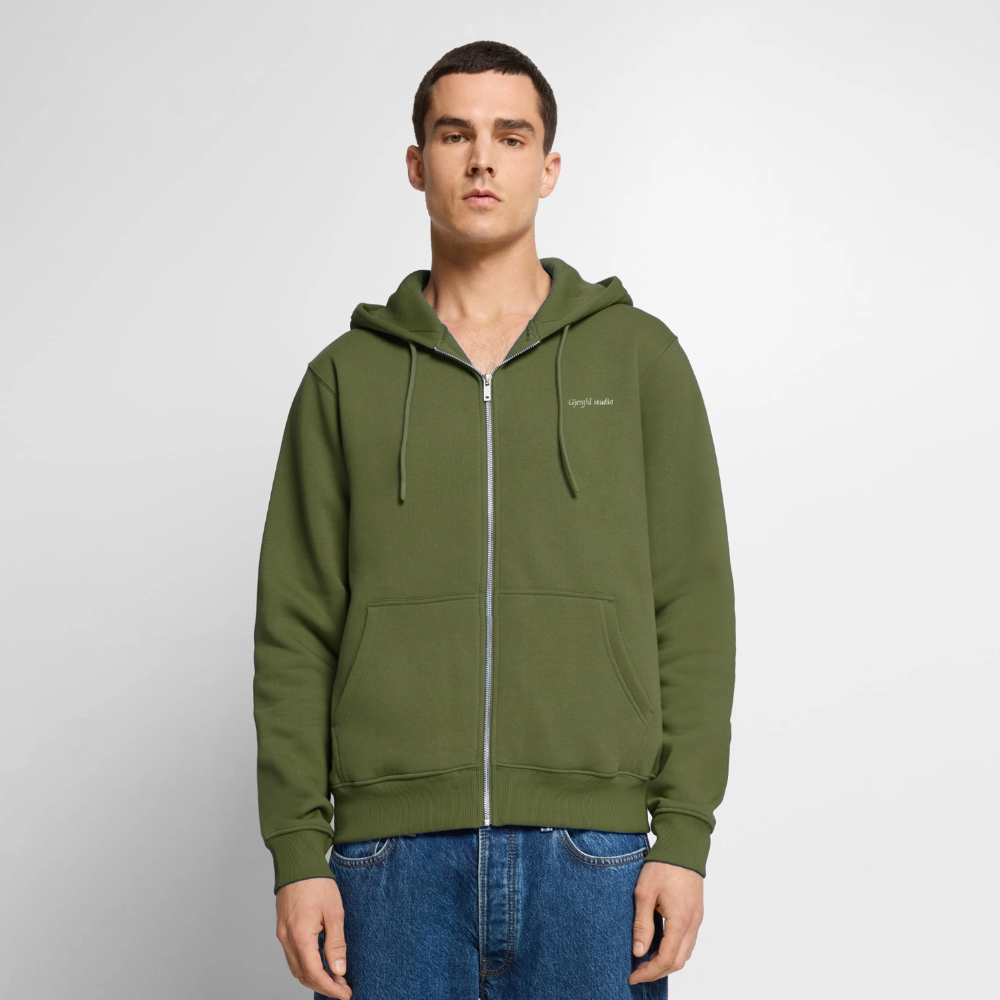 Herren Zipper Gj.s - khaki