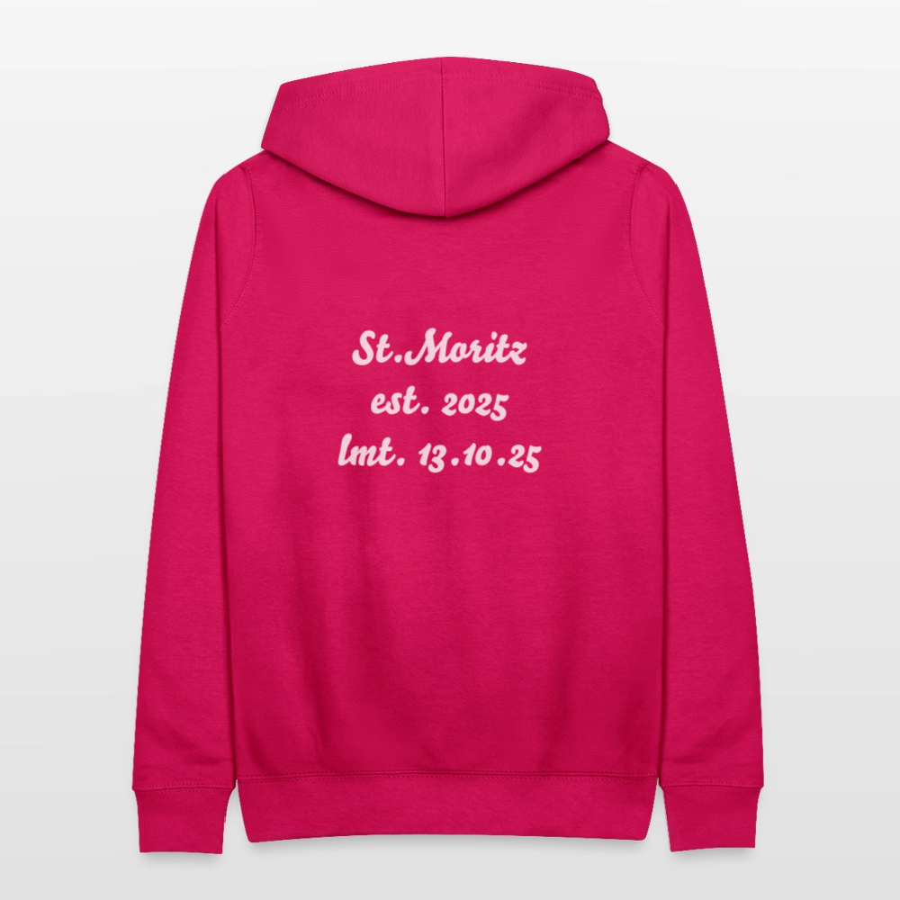 Frauen Hoodie Gj.s St. Moritz lmt. - dark pink
