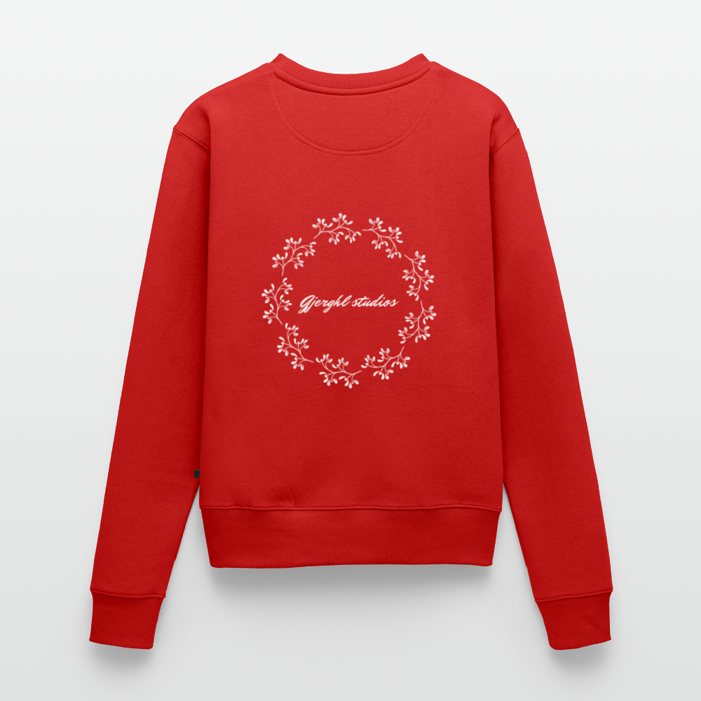 Frauen Sweatshirt Gj.s XMas - red