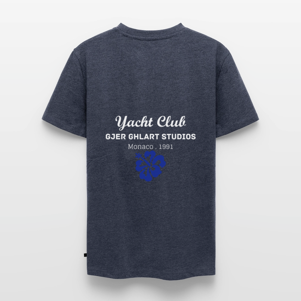 Herrern T-Shirt Gj.s Yacht Club - heather denim