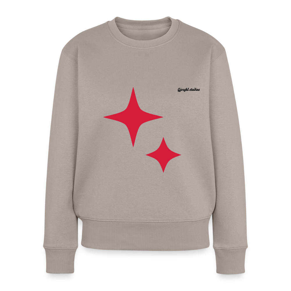 Frauen Sweatshirt Gj.s STARs - taupe