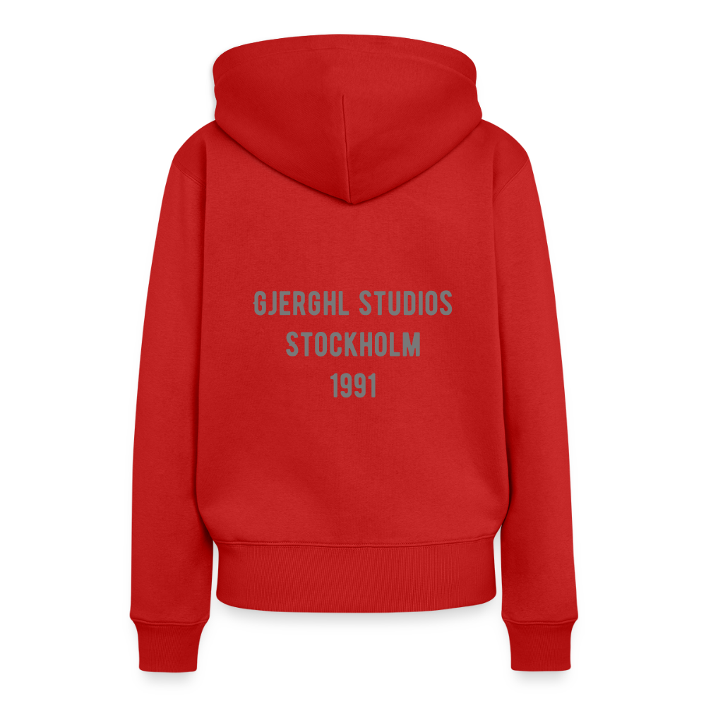 Frauen Hoodie Gj.s Stockholm - red