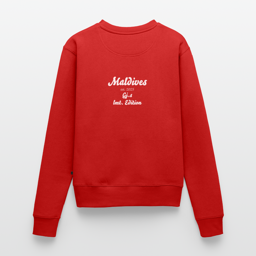 Frauen Sweatshirt Gj.s Maldives lmt. Edition - red