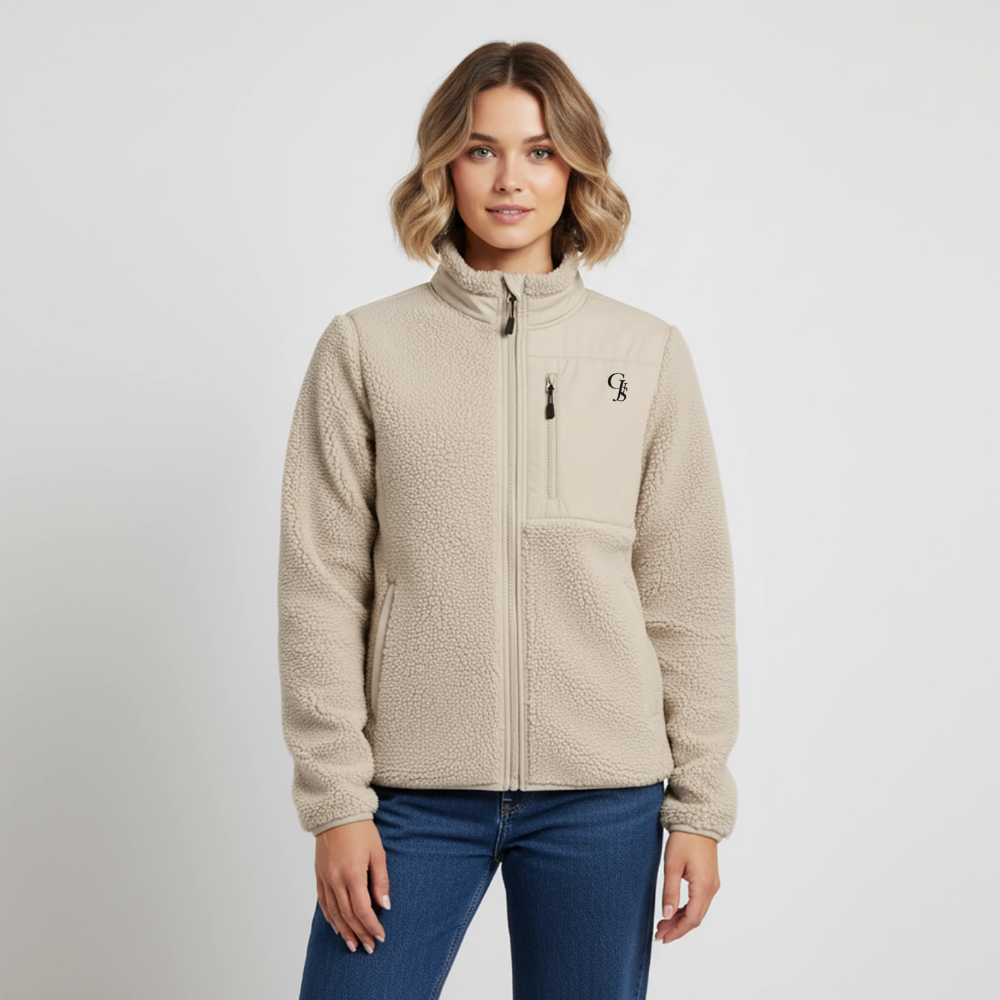 Fleece jacke Gj.s - beige
